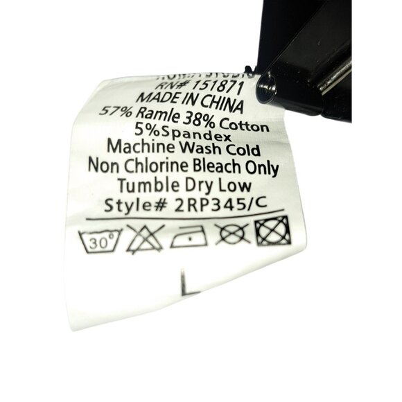 Roma Studio Premium Collection Skinny Distressed White Bermuda Shorts L - Picture 4 of 5